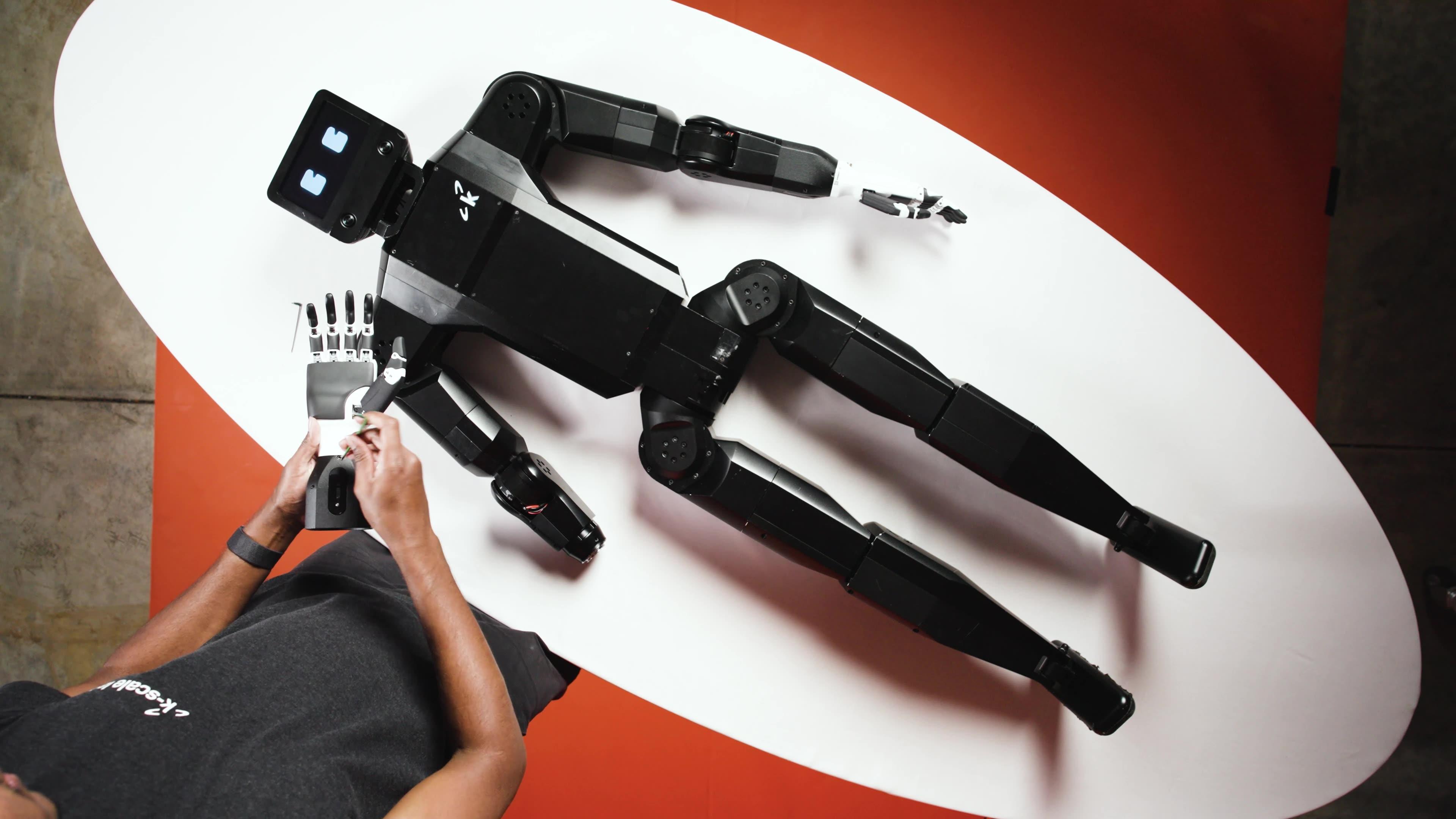 K-Bot standing in a home environment